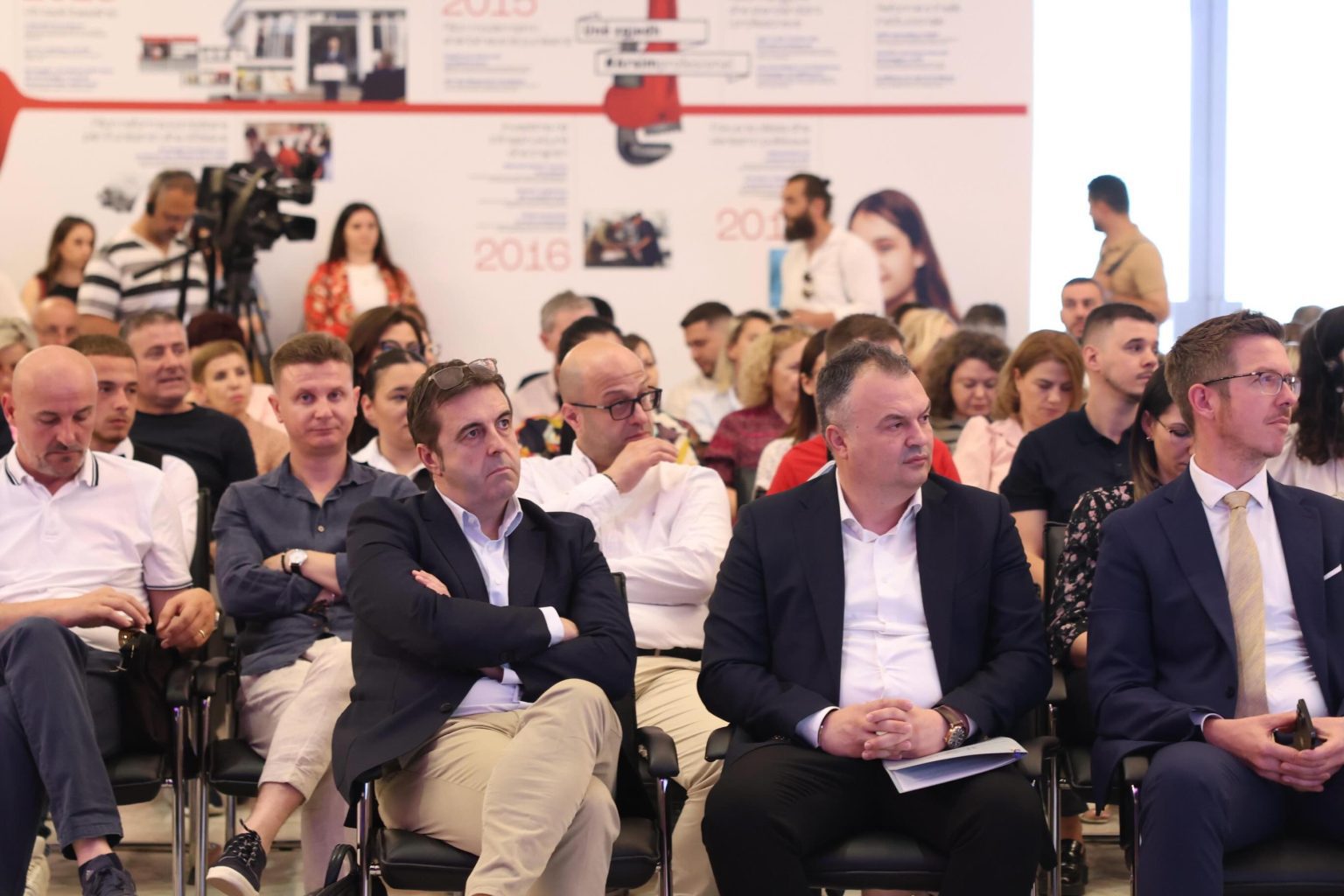 Delegates at the National Vocational Education and Training Conference in Tirana, delivered by Overview DMC