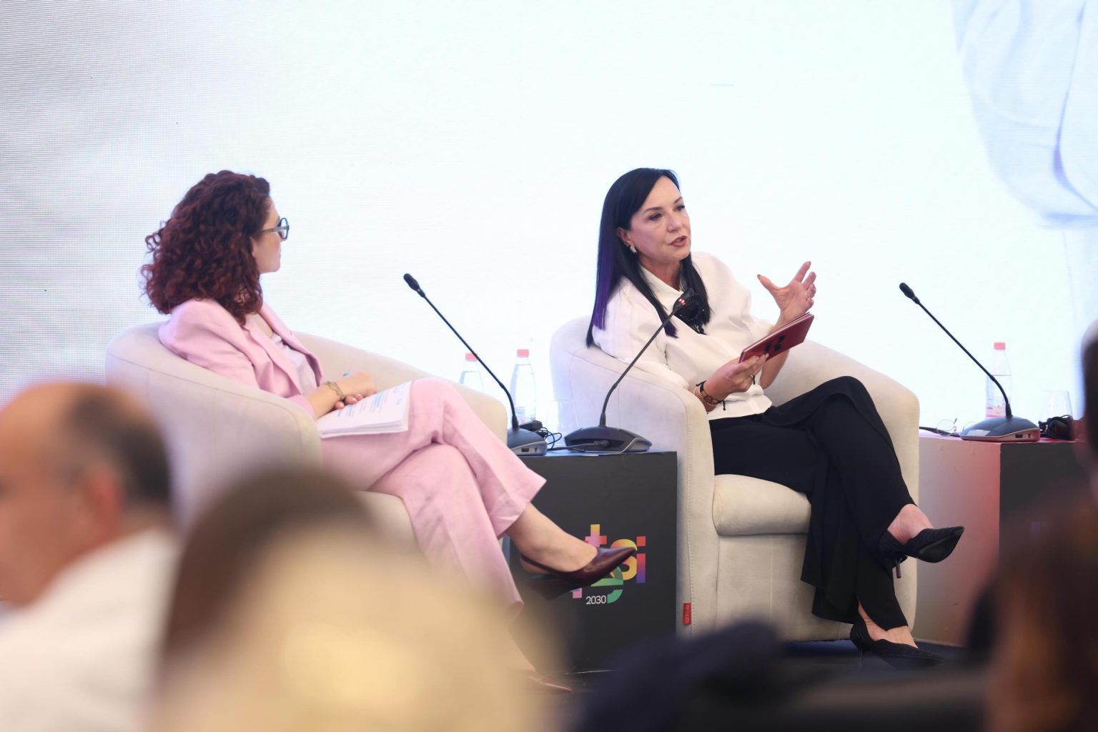 Panel discussion at the National Vocational Education and Training Conference at the Palace of Congresses, Tirana