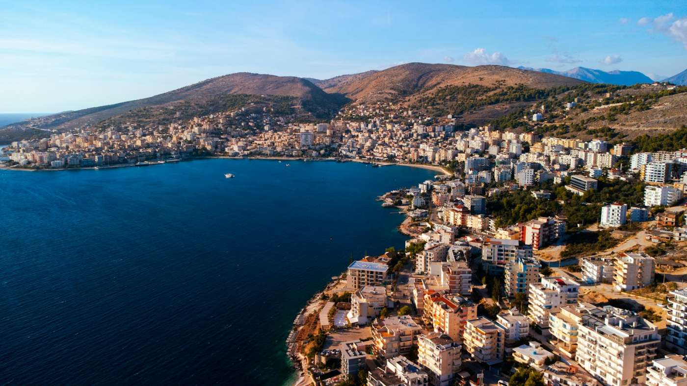 Coastal city beside the sea, the kind of secondary destination used for offsite dinners on corporate event programmes