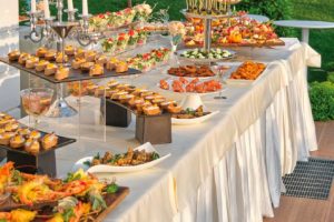 Event catering services and menu planning in Albania